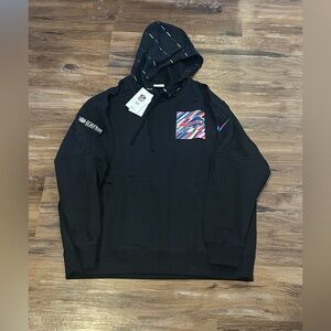 Nike Buffalo Bills “Crucial Catch” Cancer Awareness Hoodie Size XL Brand New